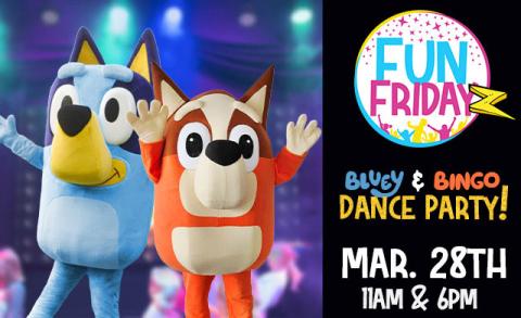 Bluey and Bingo Dance Party at the Fun Place in Clarkston